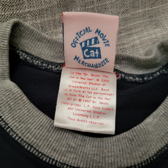 2003 CAT IN THE HAT Unisex Kids Dr. Seuss Official Movie Merchandise Shirt - Picture 5 of 6